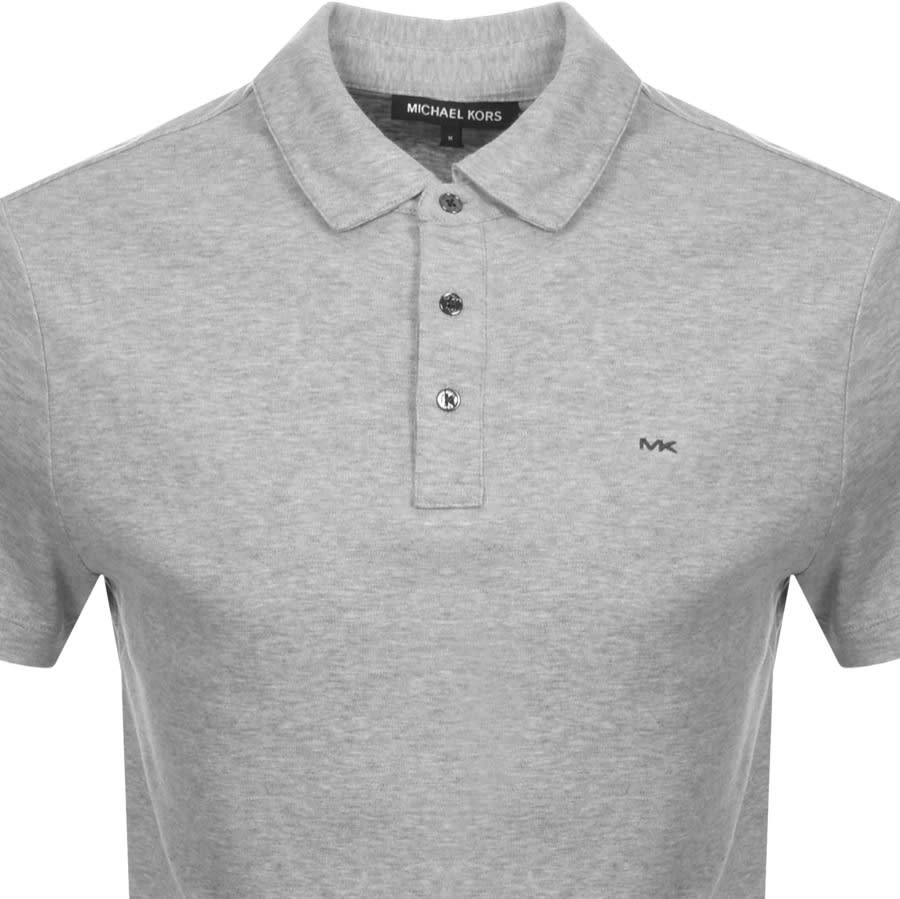 Alternative Image for ProductMichael Kors Sleek Polo T Shirt Grey2